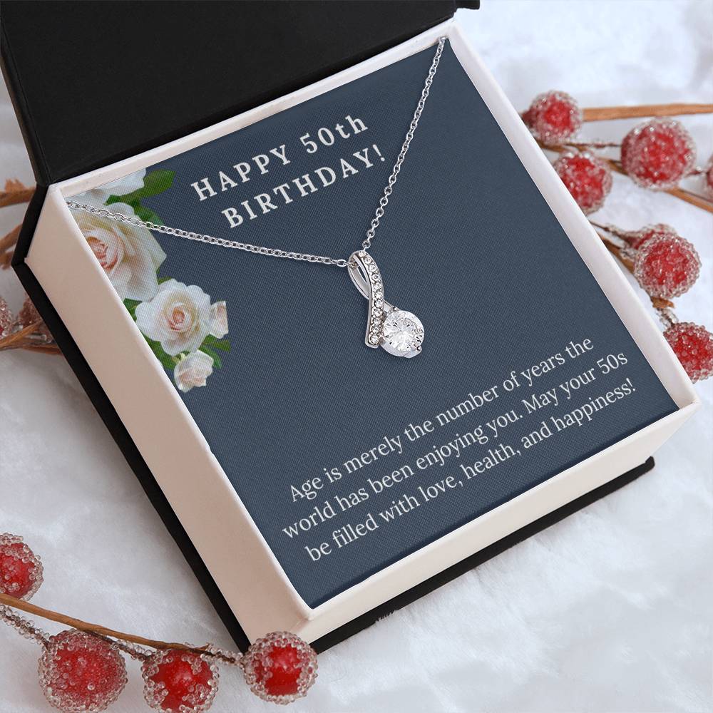 Happy 50th Birthday - Love, Health & Happiness