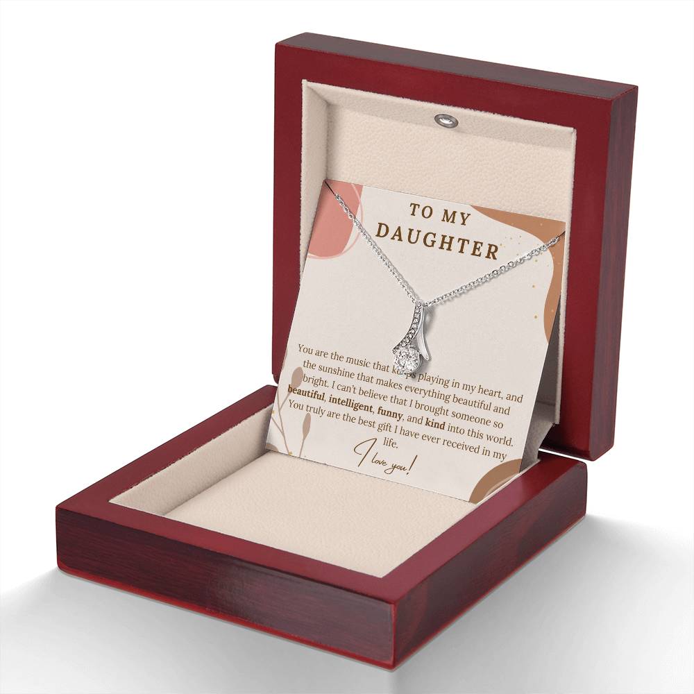 To My Daughter - I love You - Brown