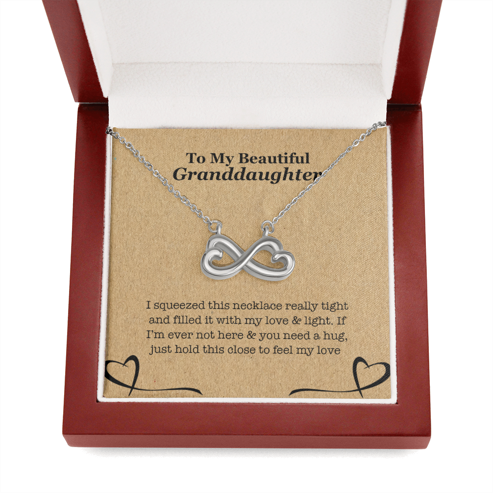 To My Granddaughter - Squeezed My Love Necklace