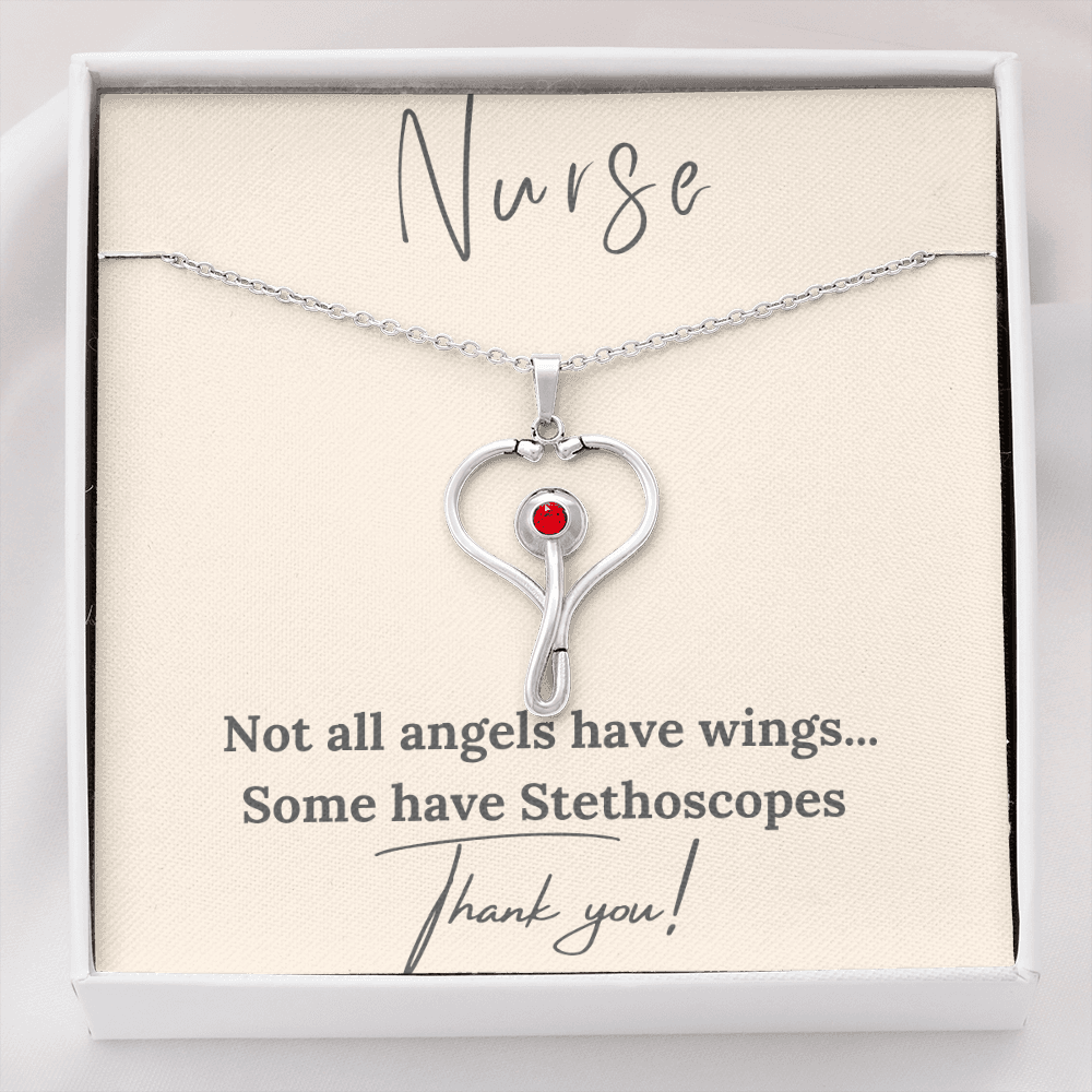 Nurse Necklace - Not all angles have wings