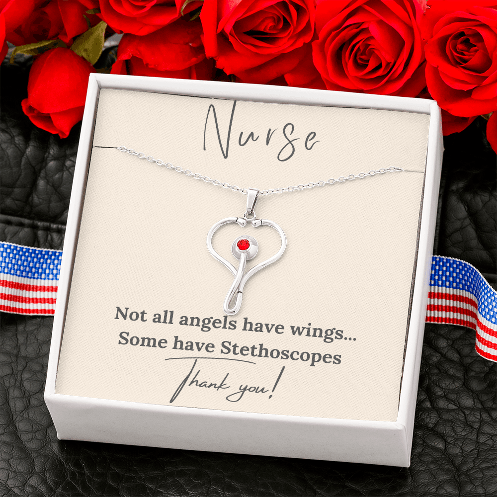 Nurse Necklace - Not all angles have wings