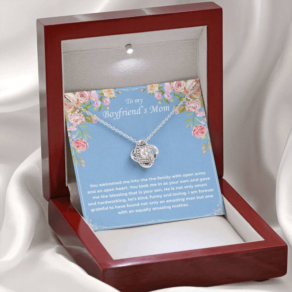 14K White Gold Eternal Necklace - Boyfriend's Mom