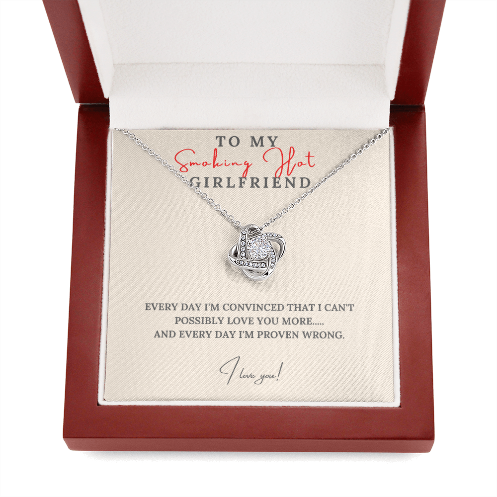 To My Smoking Hot Girlfriend - Infinity Necklace