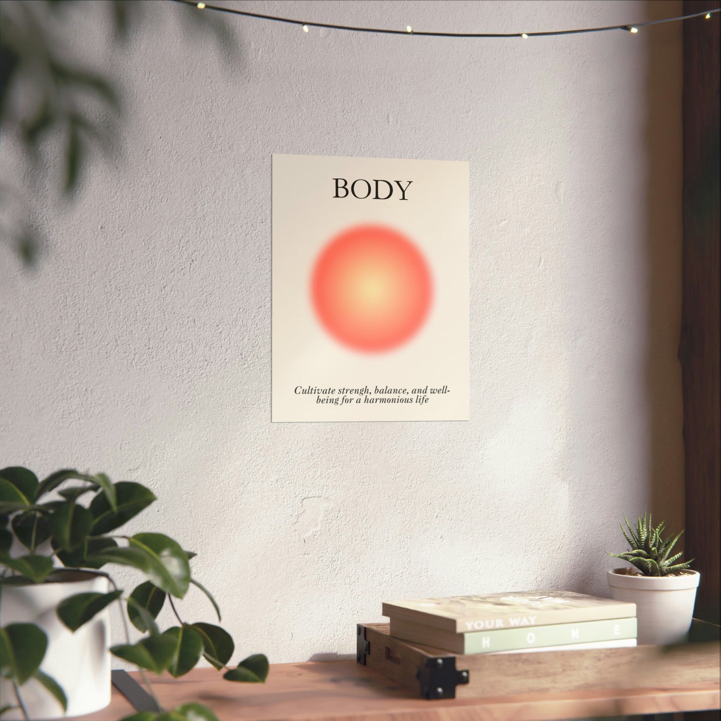 Body Orange Poster