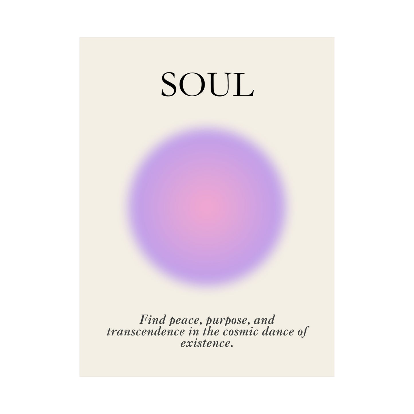 Soul Purple Poster