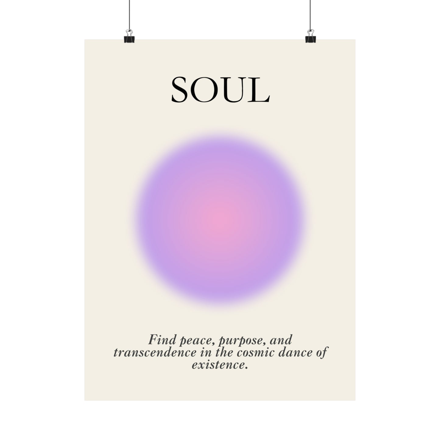 Soul Purple Poster