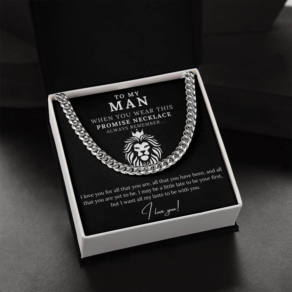 To My Man - Promise Necklace Lion