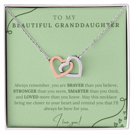 To My Beautiful Granddaughter - Green