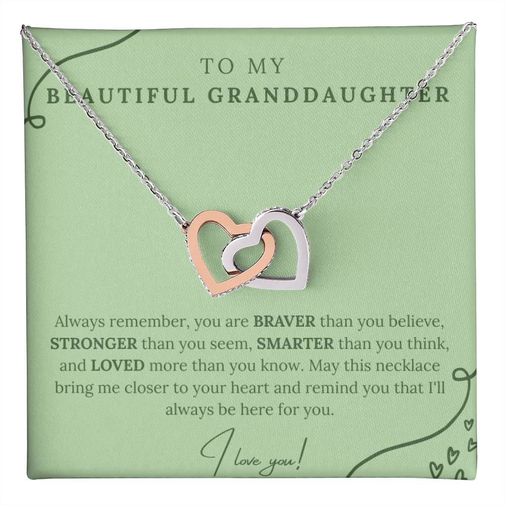 To My Beautiful Granddaughter - Green