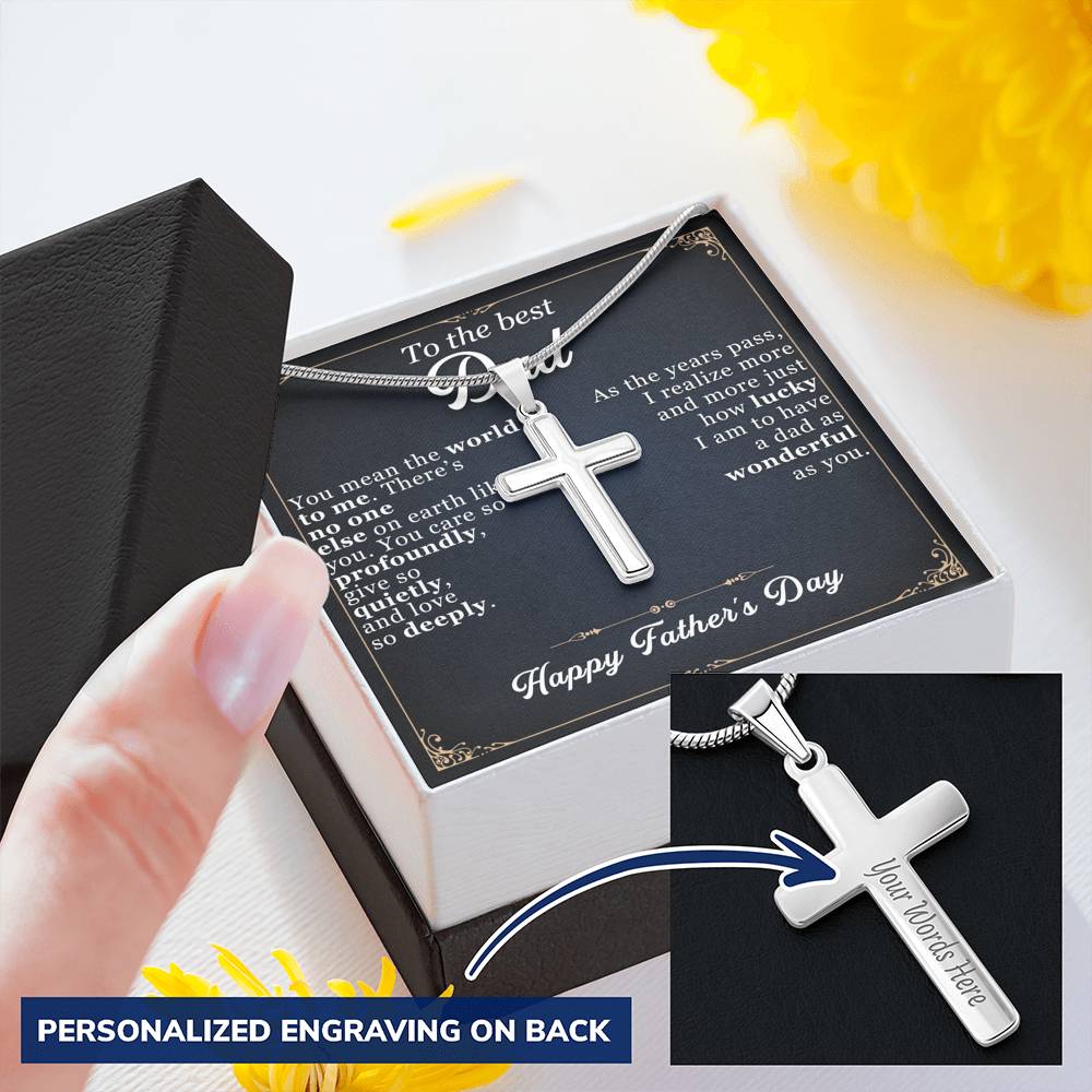Father's Day Personalized Engraving Necklace