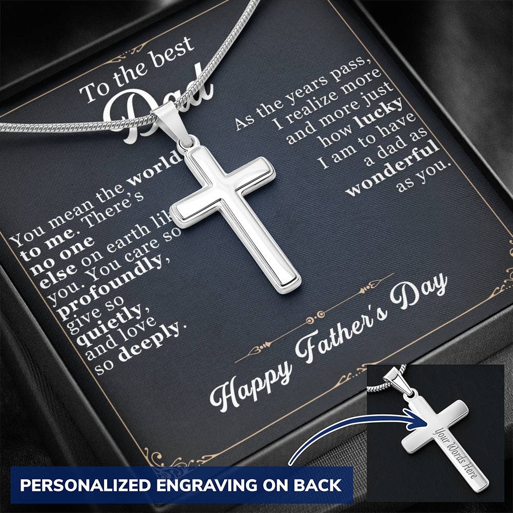 Father's Day Personalized Engraving Necklace
