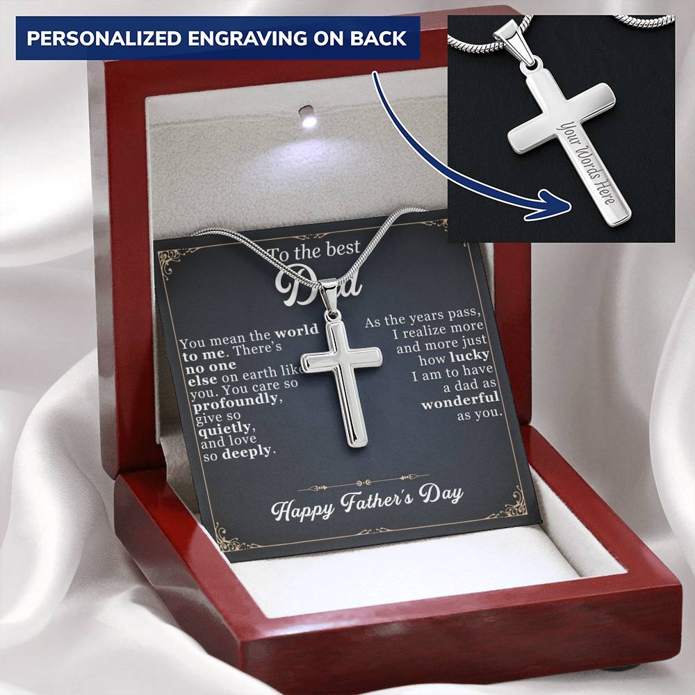 Father's Day Personalized Engraving Necklace