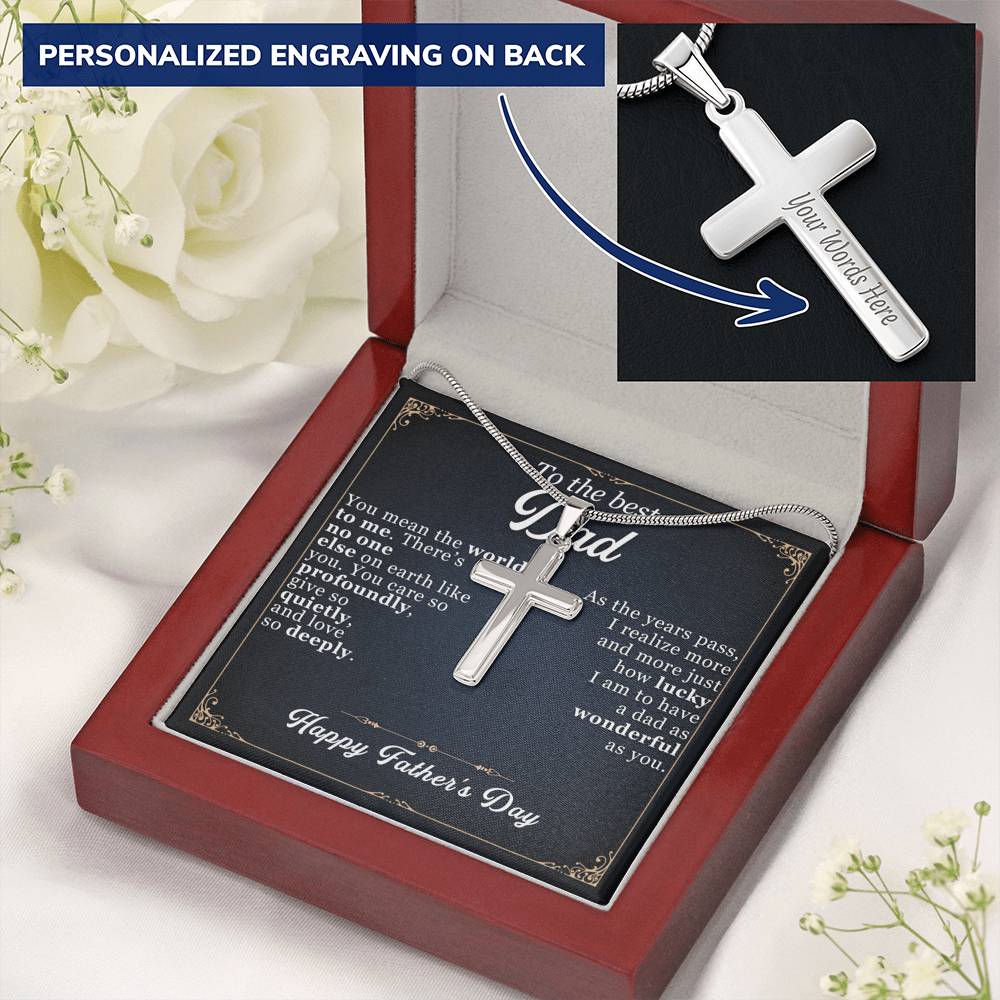 Father's Day Personalized Engraving Necklace
