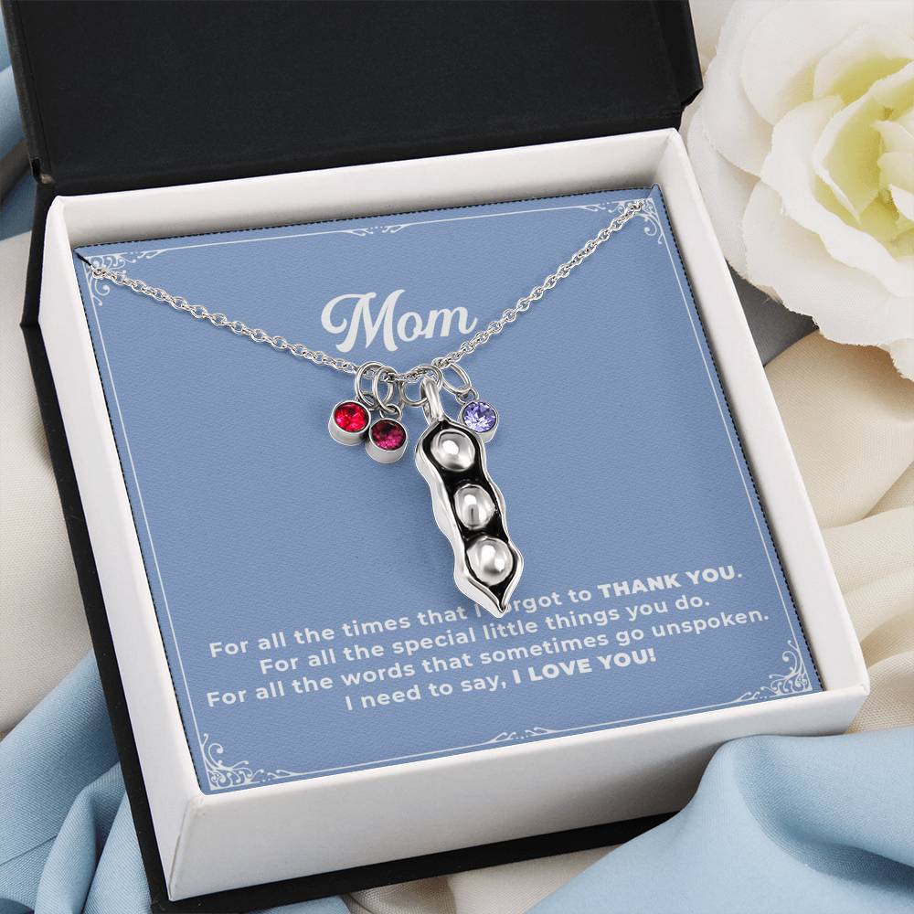 Mother's Day Necklace - For All The Times 14k White Gold