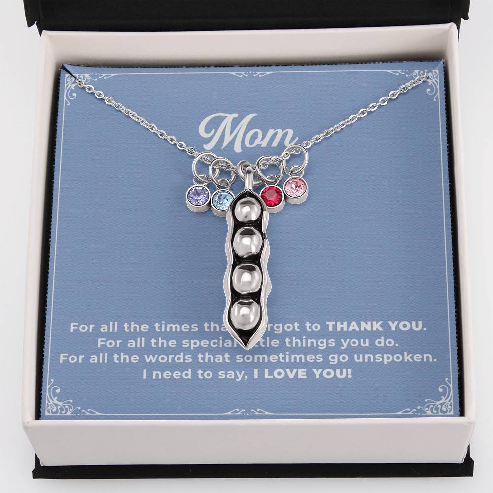 Mother's Day Necklace - For All The Times 14k White Gold