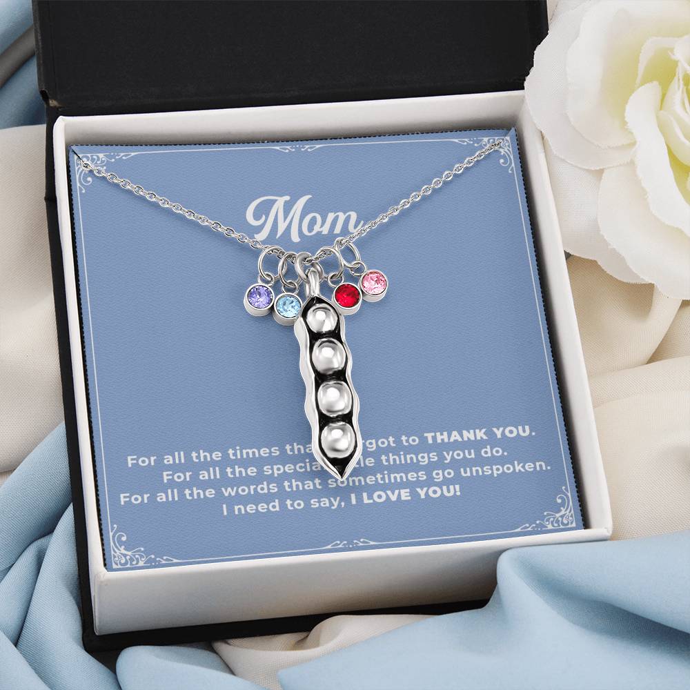 Mother's Day Necklace - For All The Times 14k White Gold
