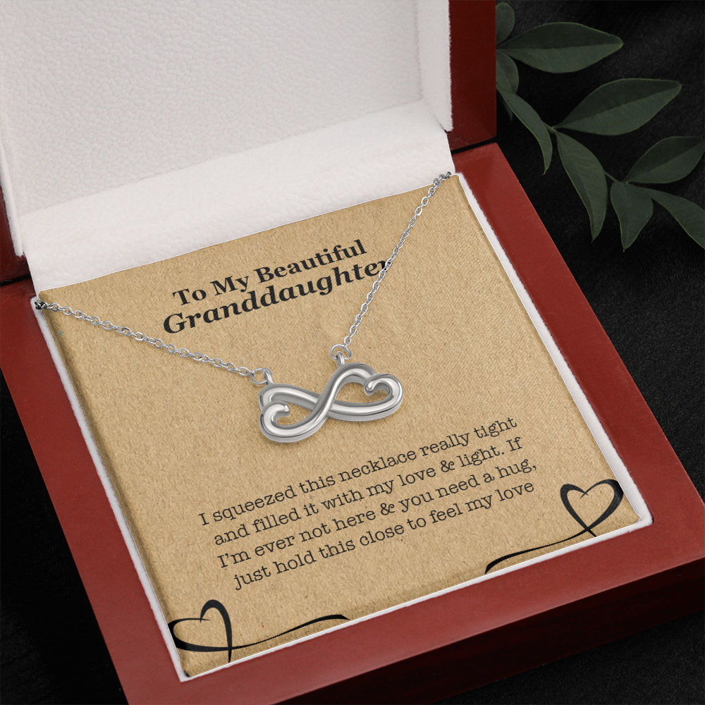 To My Granddaughter - Squeezed My Love Necklace