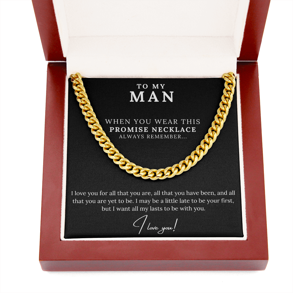 To My Man - Promise Necklace, All my lasts