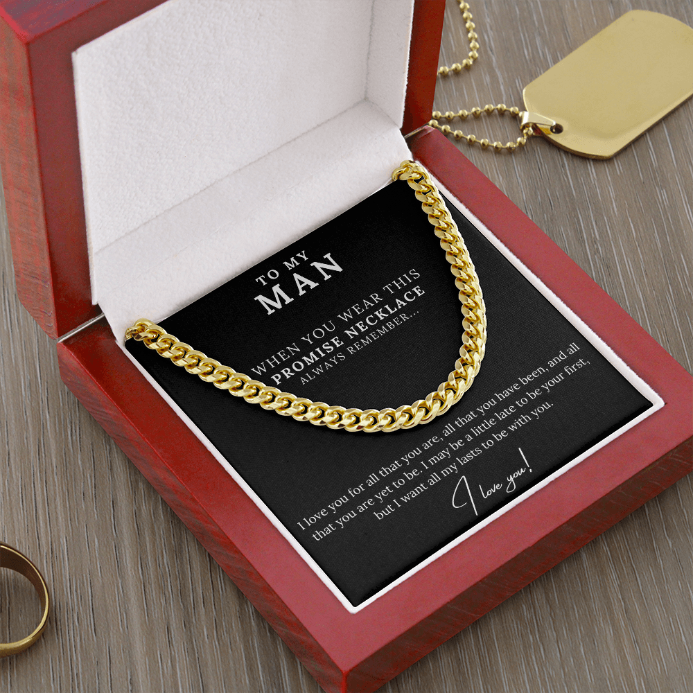 To My Man - Promise Necklace, All my lasts
