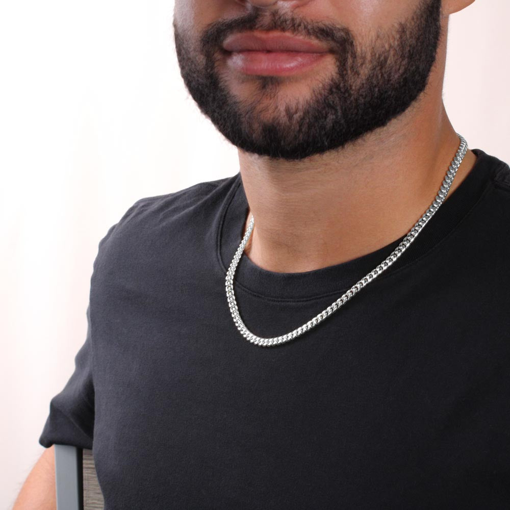 To My Loving Brother - Cuban Link Chain