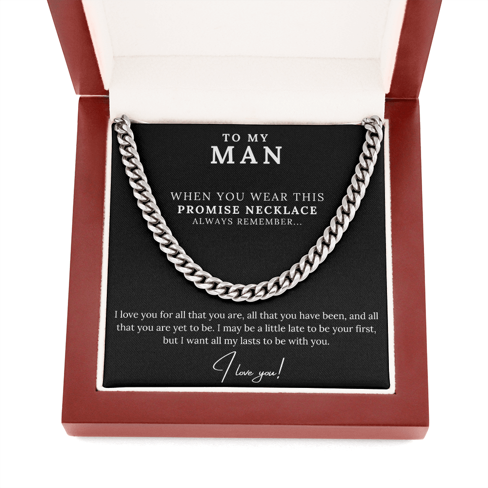 To My Man - Promise Necklace, All my lasts