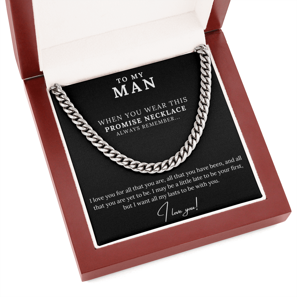 To My Man - Promise Necklace, All my lasts