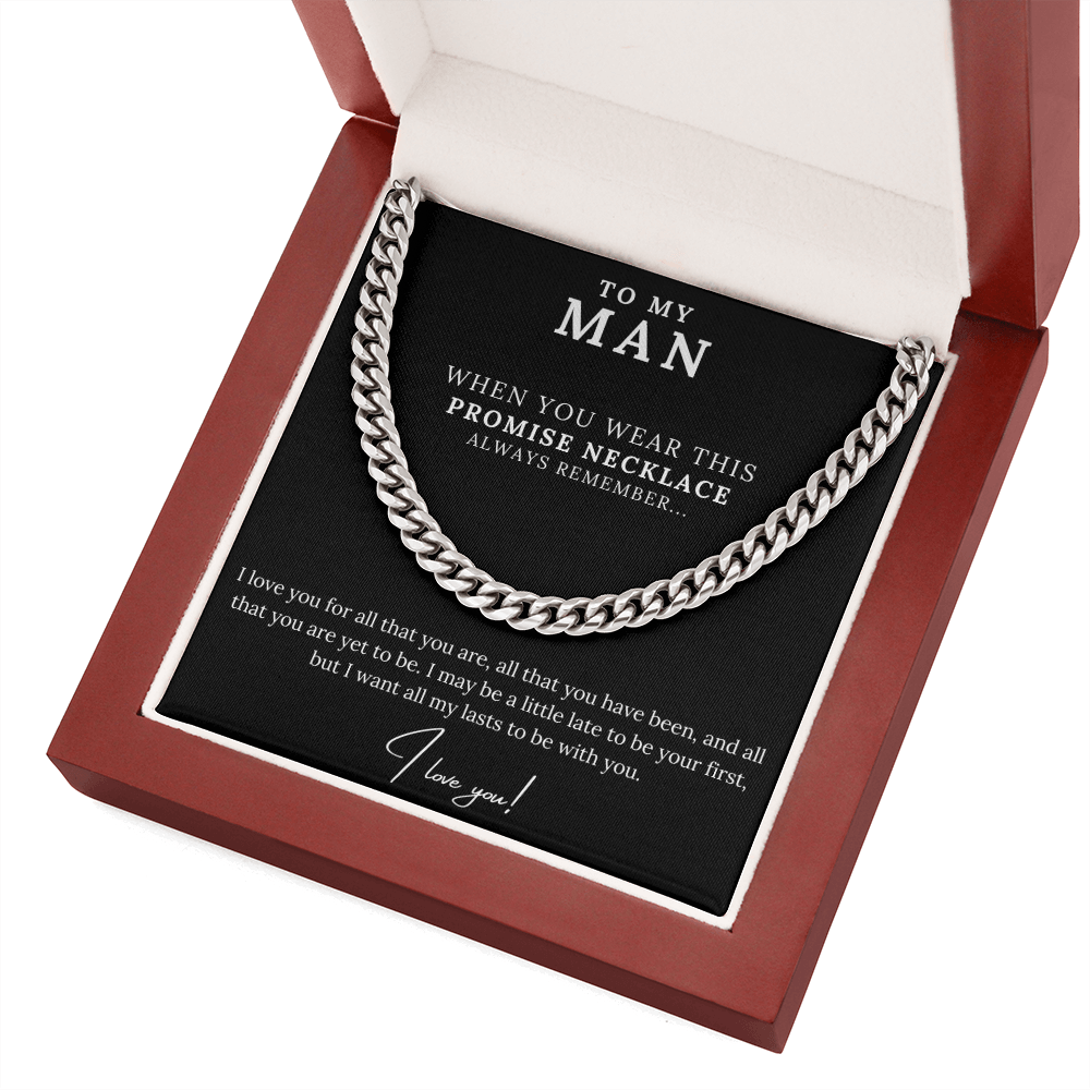 To My Man - Promise Necklace, All my lasts
