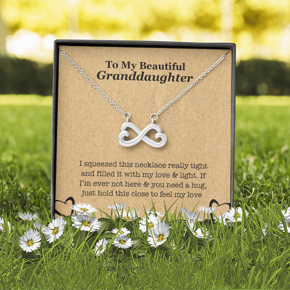 To My Granddaughter - Squeezed My Love Necklace