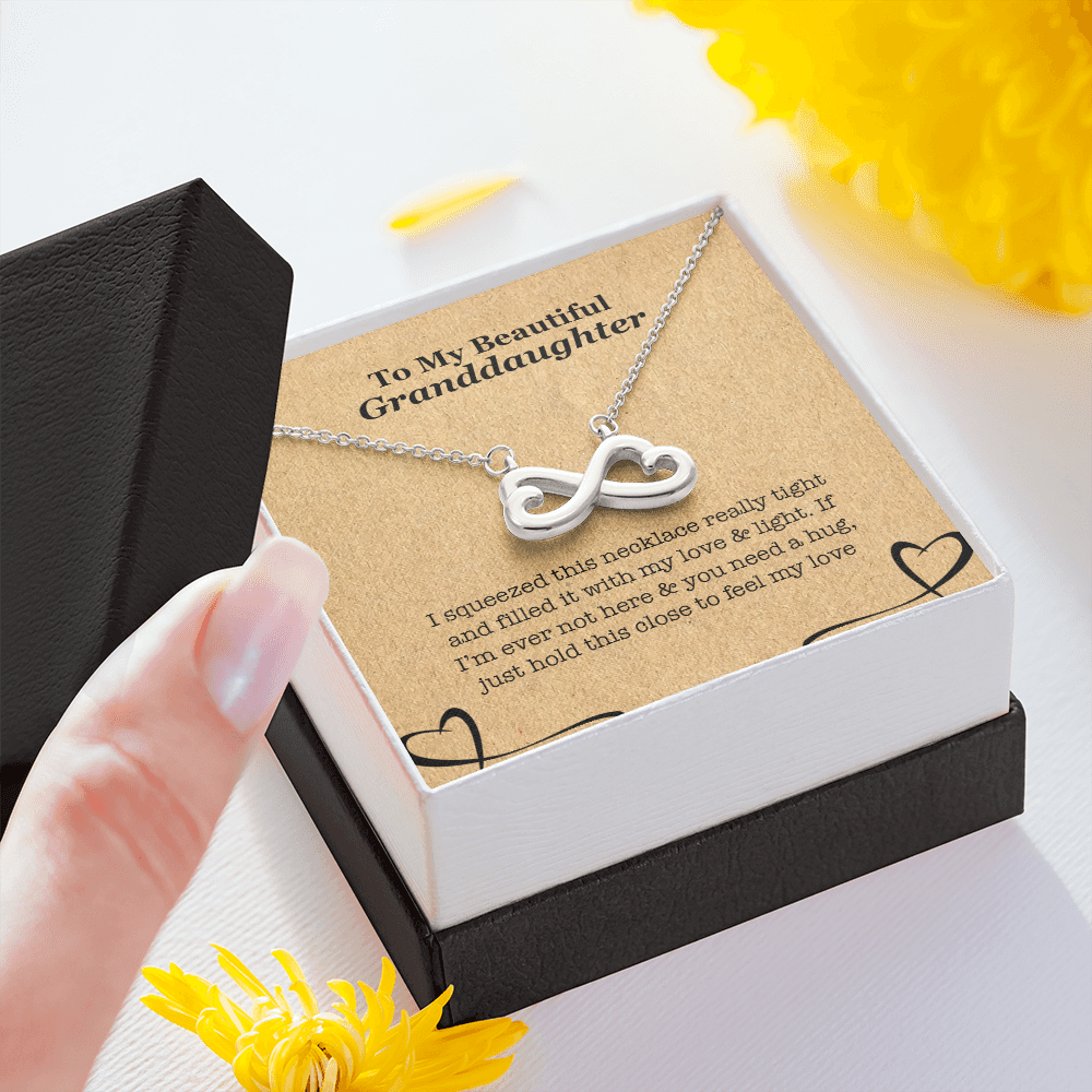 To My Granddaughter - Squeezed My Love Necklace