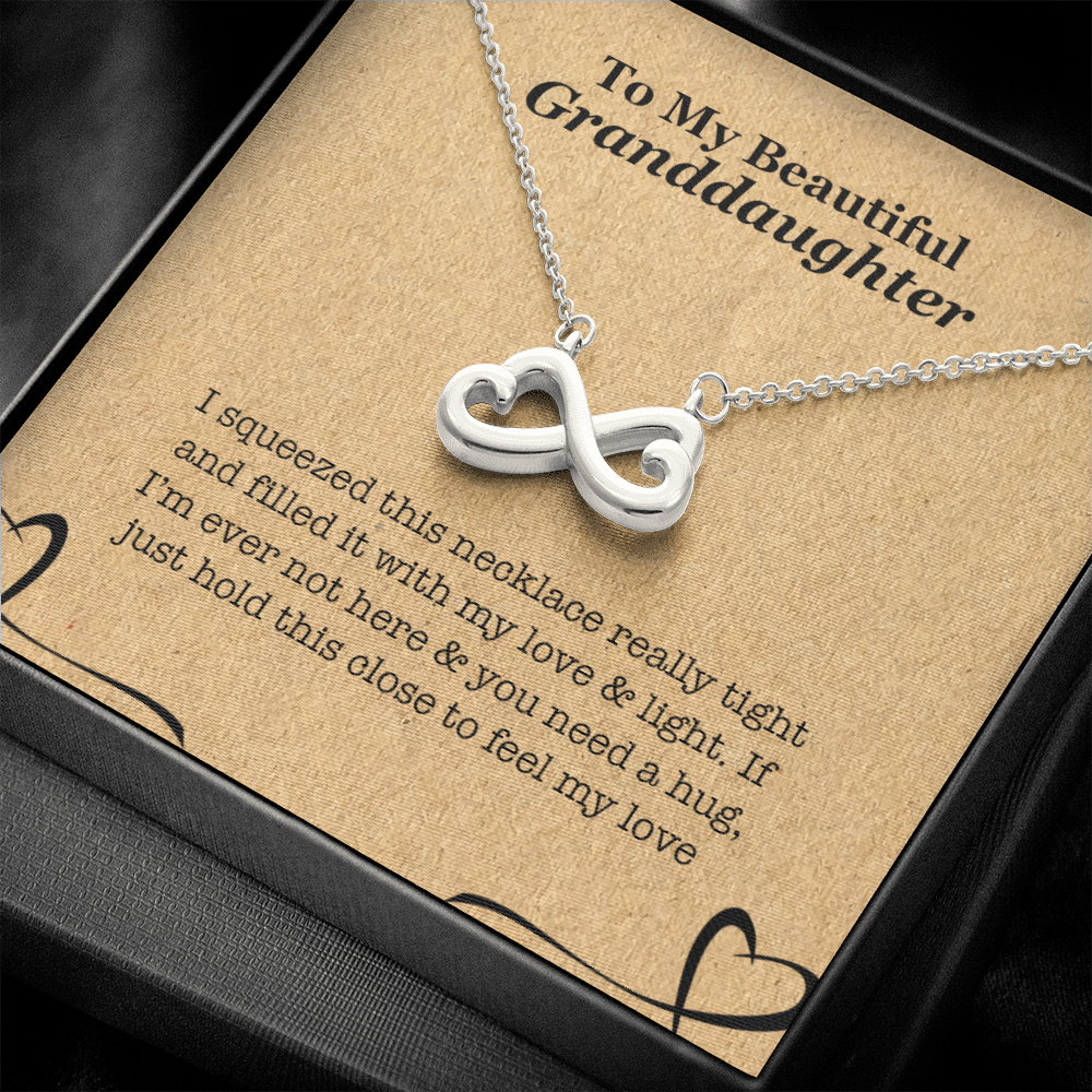 To My Granddaughter - Squeezed My Love Necklace