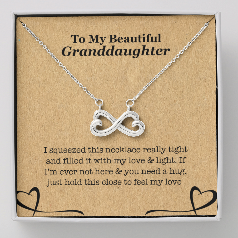 To My Granddaughter - Squeezed My Love Necklace