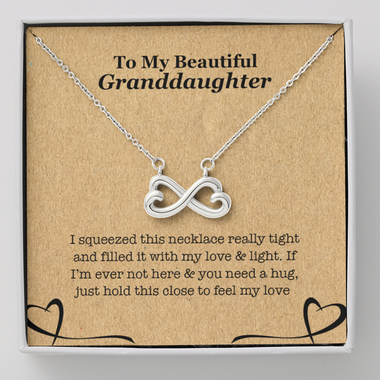 To My Granddaughter - Squeezed My Love Necklace