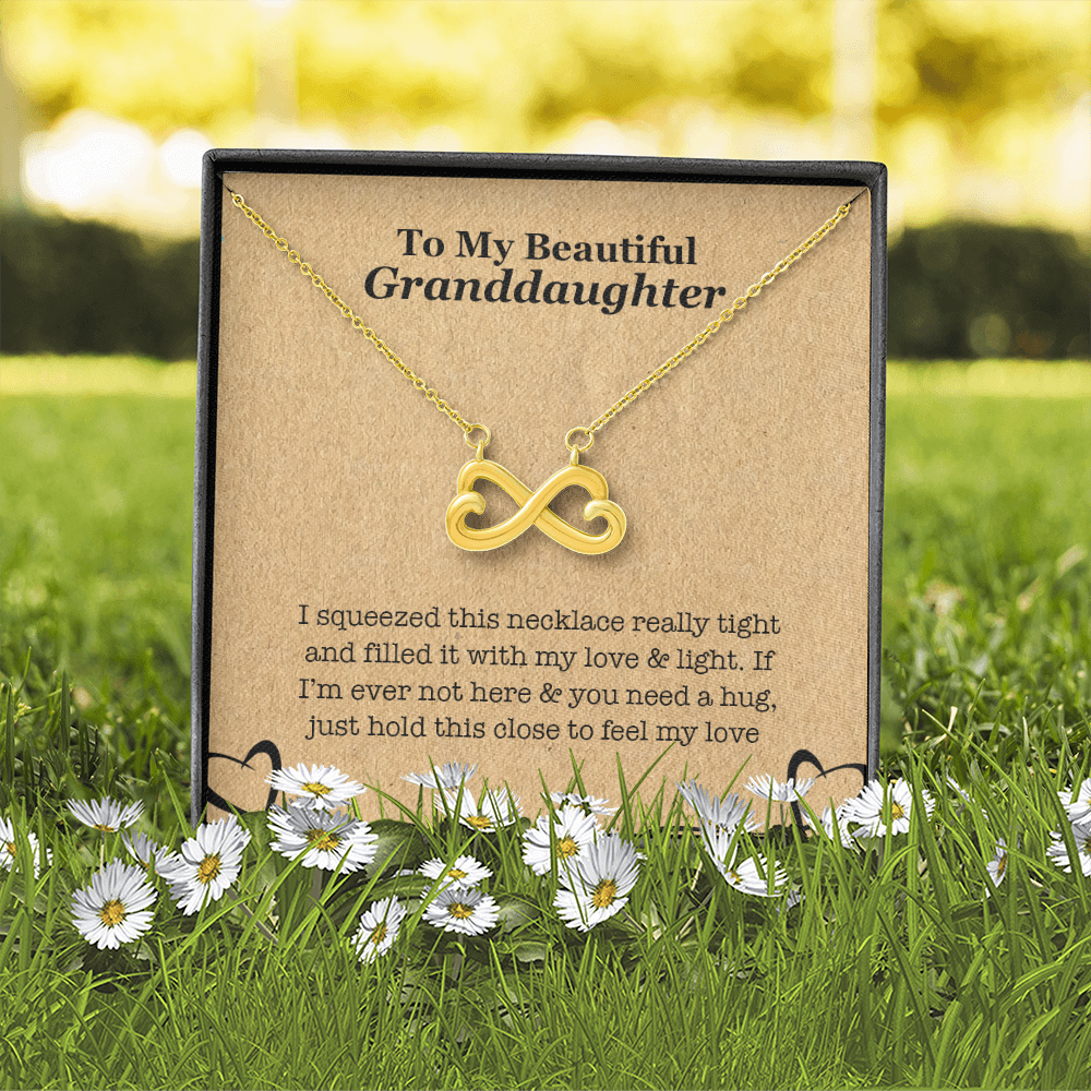 To My Granddaughter - Squeezed My Love Necklace