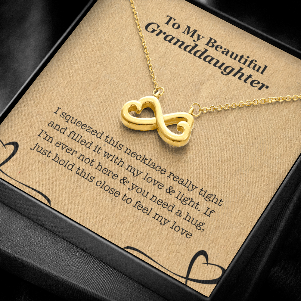 To My Granddaughter - Squeezed My Love Necklace