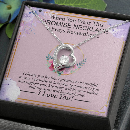 Promise Necklace - 18K Gold