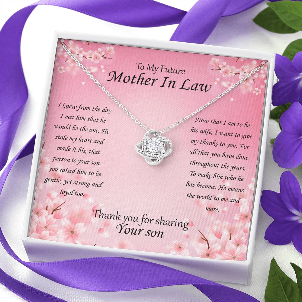 To My Future Mother In Law - Pink Flowers