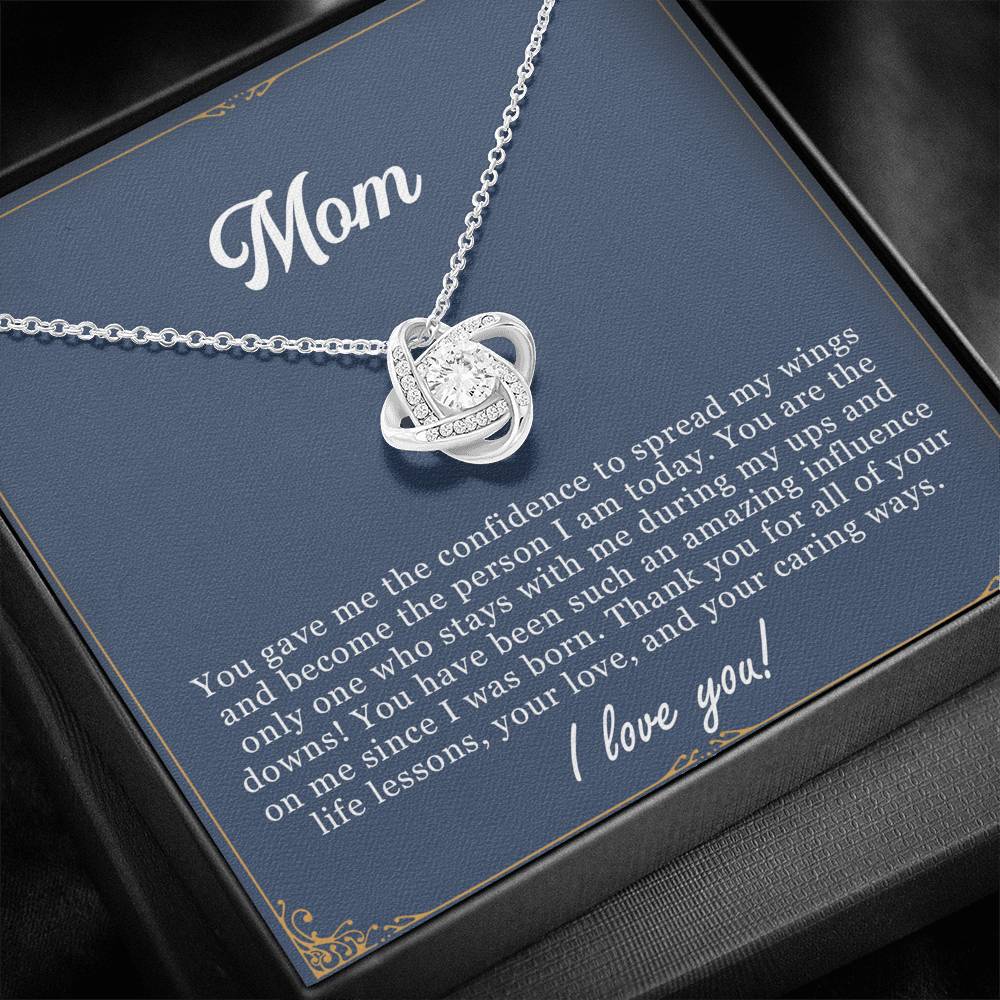 Mother's Day Necklace - Eternal Lessons 14K White Gold