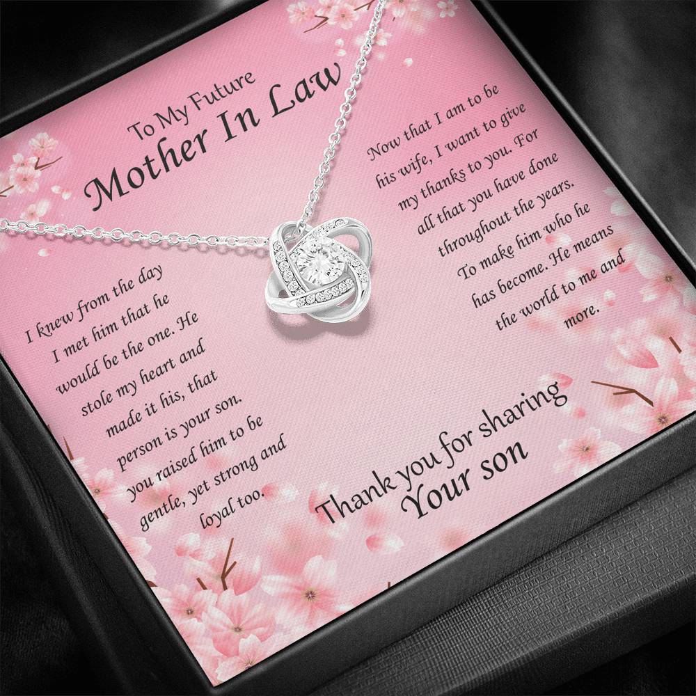 To My Future Mother In Law - Pink Flowers