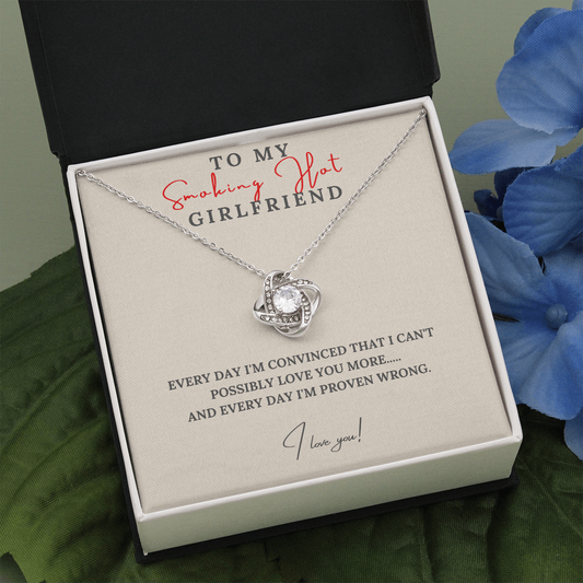 To My Smoking Hot Girlfriend - Infinity Necklace