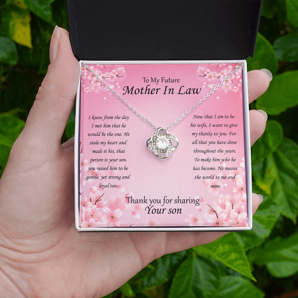 To My Future Mother In Law - Pink Flowers
