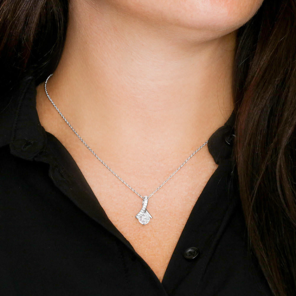To My Smoking Hot Girlfriend - I Love you Necklace