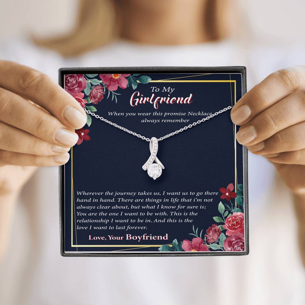 For Her Gold Girlfriend Promise Necklace Future Wife, Wife