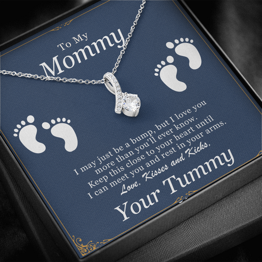 To My Mommy Necklace - From Your Tummy
