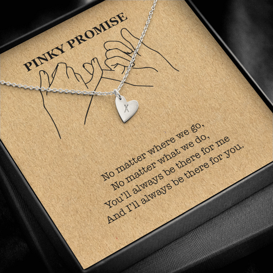 Pinky Promite Necklace - Initial Necklace