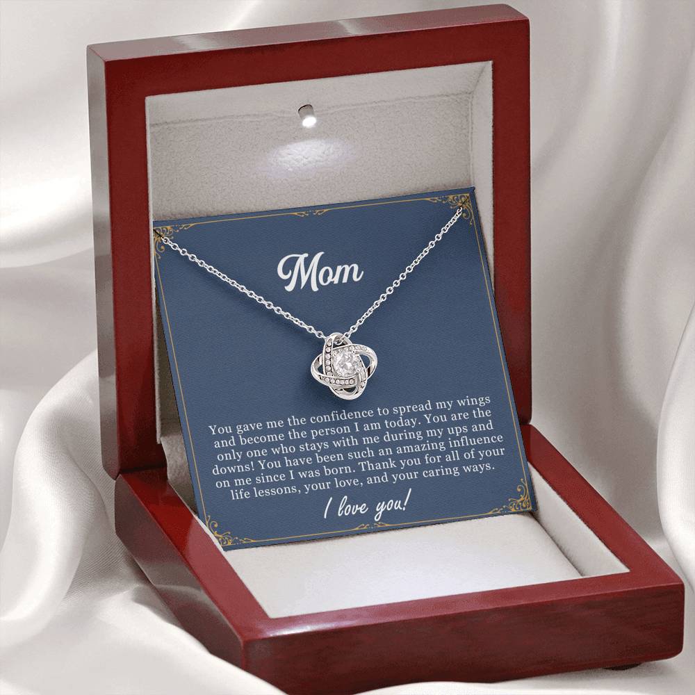 Mother's Day Necklace - Eternal Lessons 14K White Gold