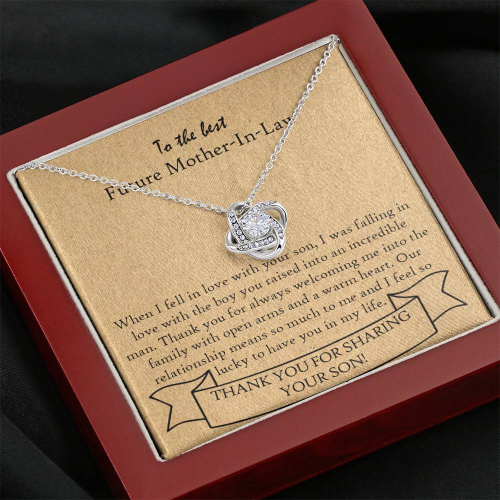 14K White Gold Eternal Necklace - Future Mother-In-Law